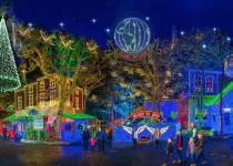 Silver Dollar City Christmas Light Display in Branson