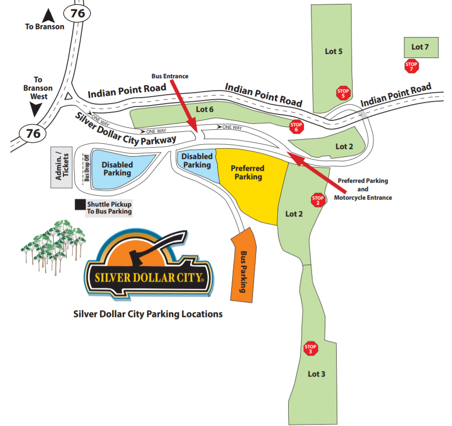 Silver Dollar City Parking Map - Guide to Where You Should Park